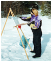 Kelly painting in Northern Maine